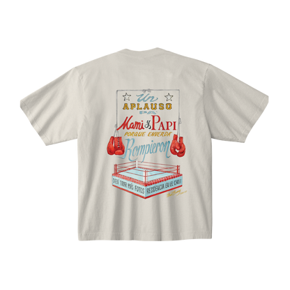 Bad Bunny Boxing Ring Off White T-Shirt